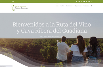 La ruta del vino y Cava Ribera del Guadiana presenta nueva web